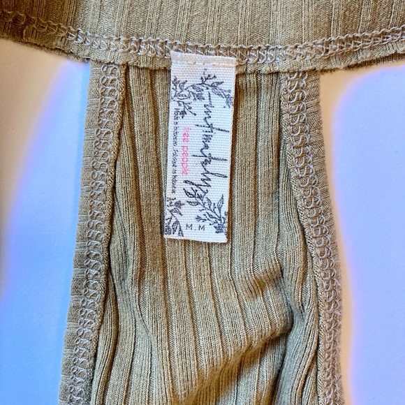 FreePeople Speed Dial Bodysuit in Tropical Nut - Picture 4 of 4